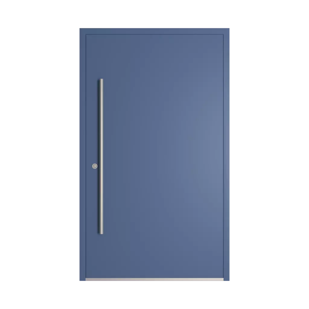 RAL 5023 Distant blue entry-doors models dindecor sk01-beton  