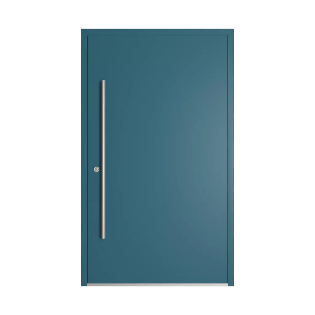 RAL 5025 Pearl Gentian blue entry-doors models dindecor be04  