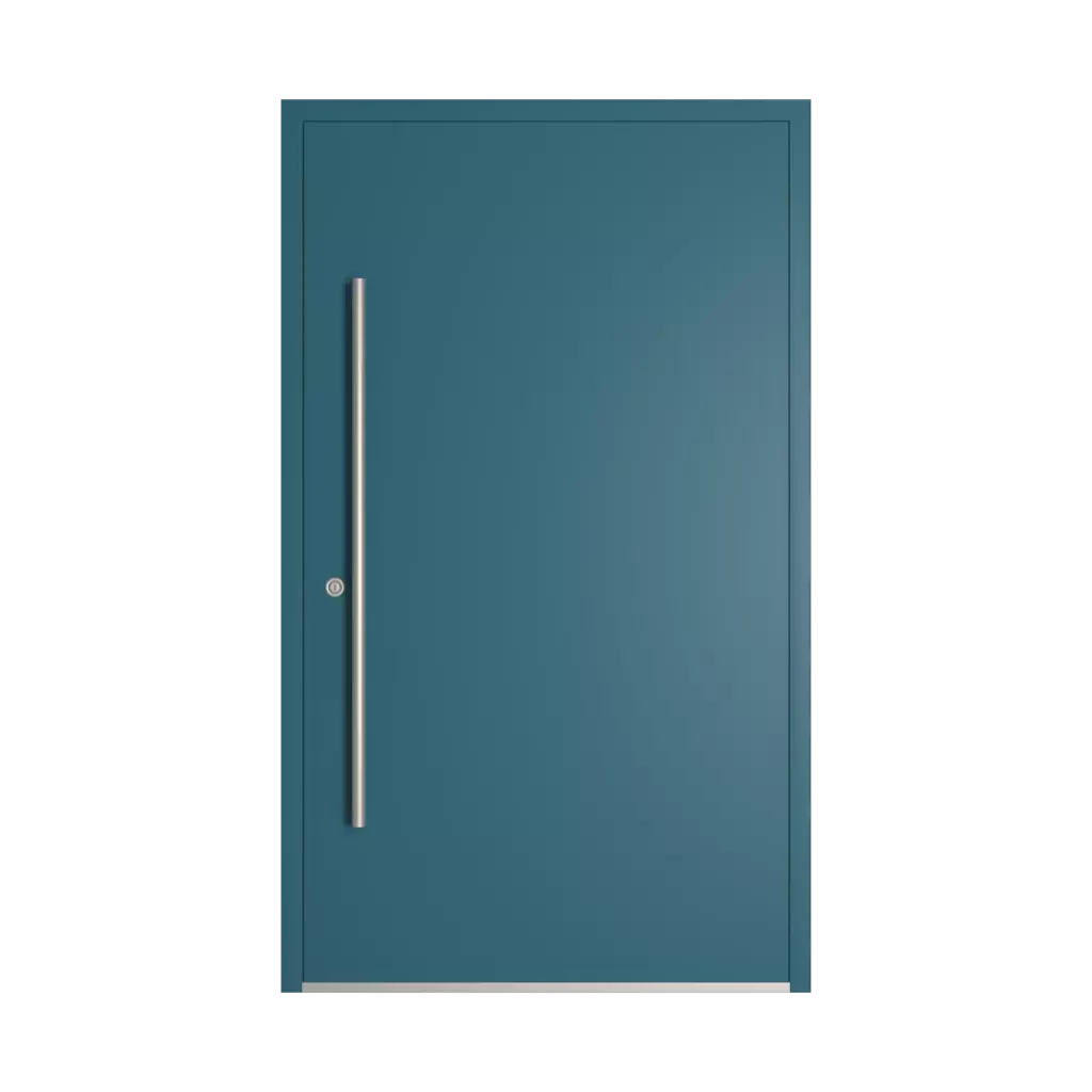 RAL 5025 Pearl Gentian blue entry-doors models dindecor be01  