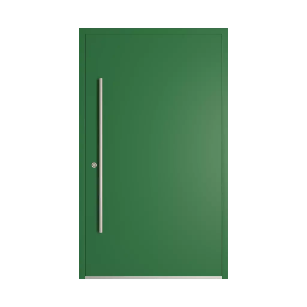 RAL 6001 Emerald green entry-doors models dindecor gl08  