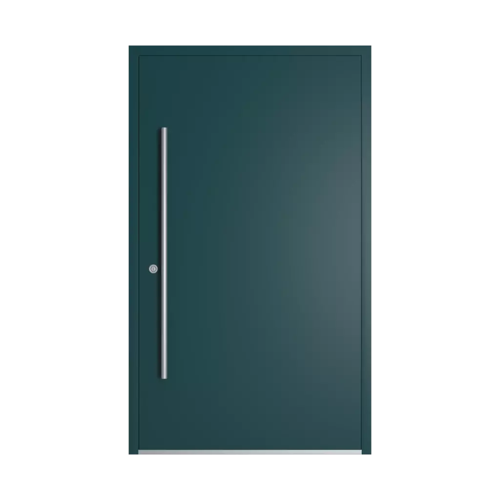 RAL 6004 Blue green entry-doors models dindecor be01  