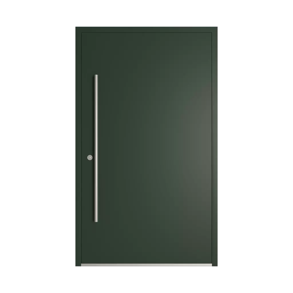 RAL 6009 Fir green entry-doors models dindecor be04  