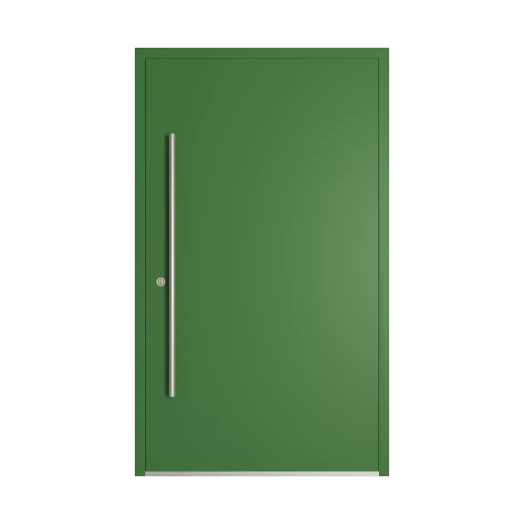 RAL 6010 Grass green entry-doors models dindecor 6120-pwz  