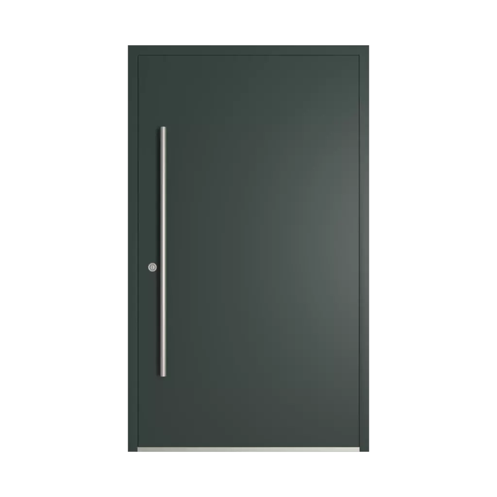 RAL 6012 Black green entry-doors models dindecor be01  