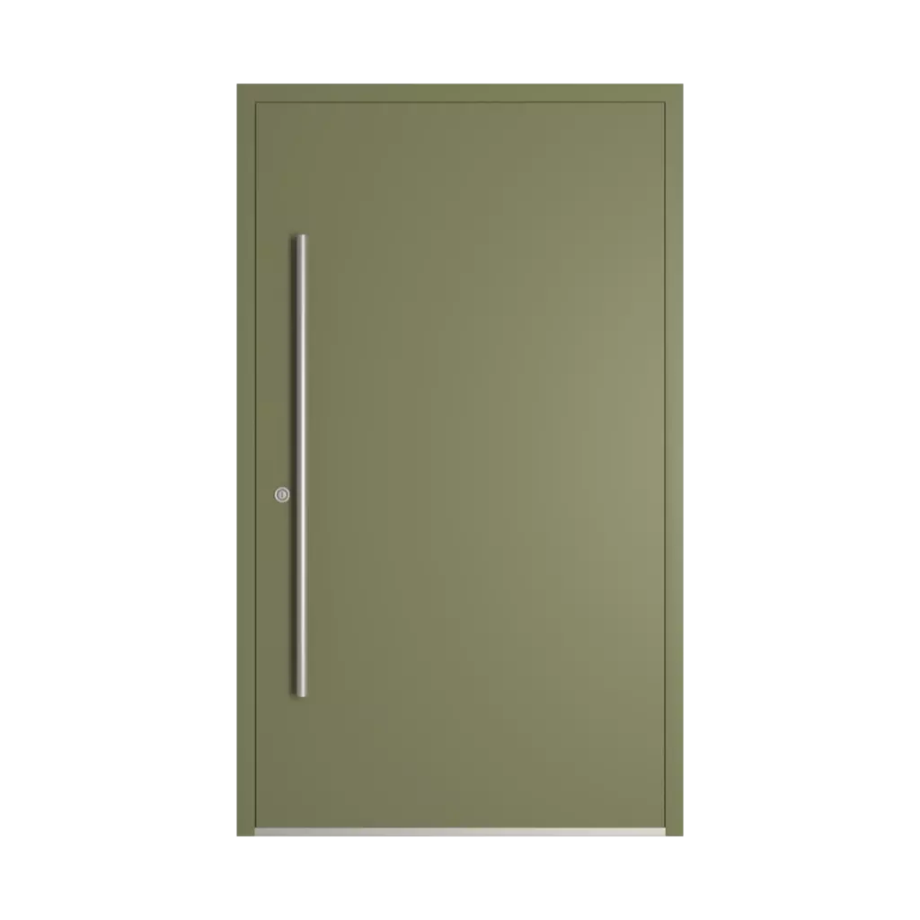 RAL 6013 Reed green entry-doors models dindecor be04  
