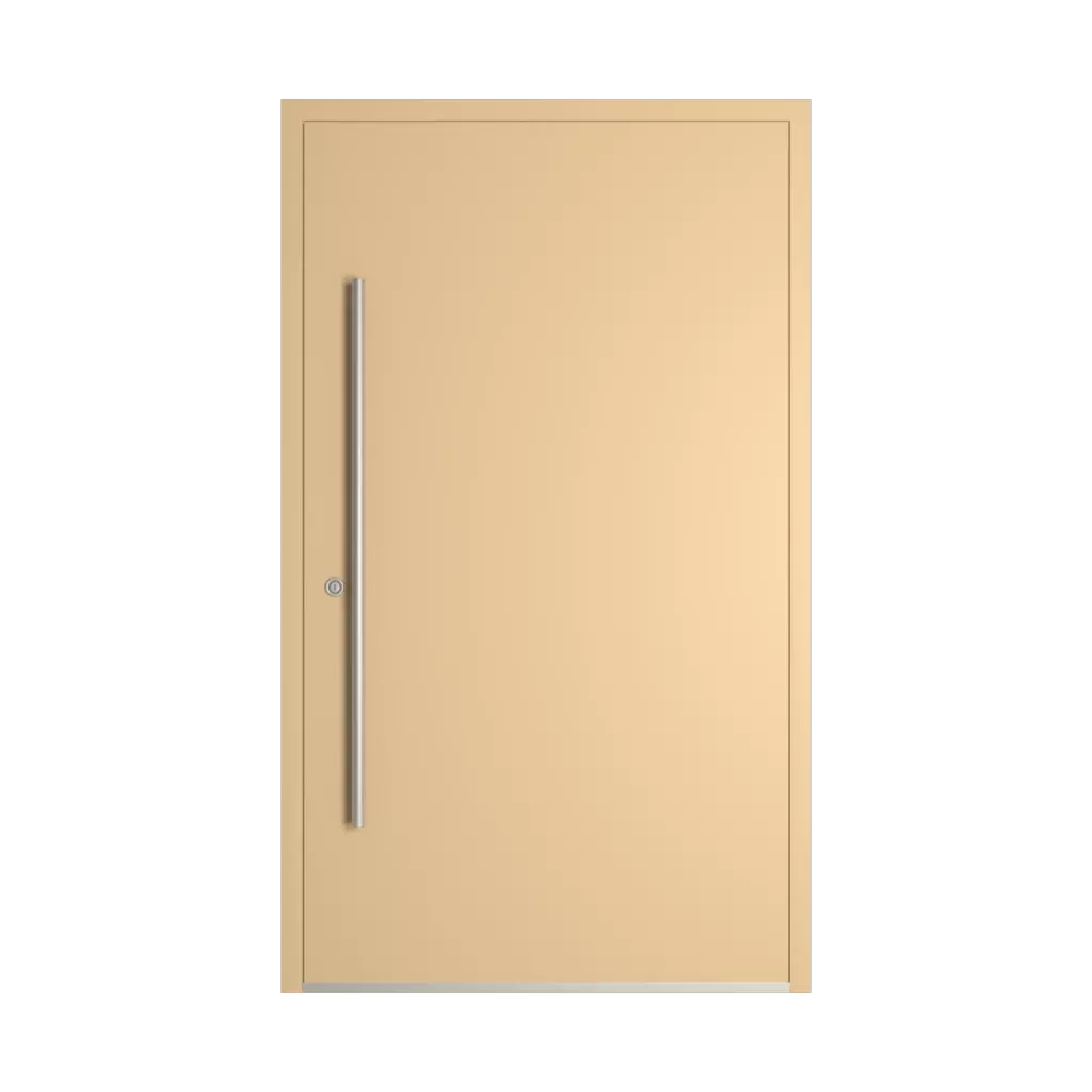 RAL 1014 Ivory entry-doors models dindecor 6124-pwz  