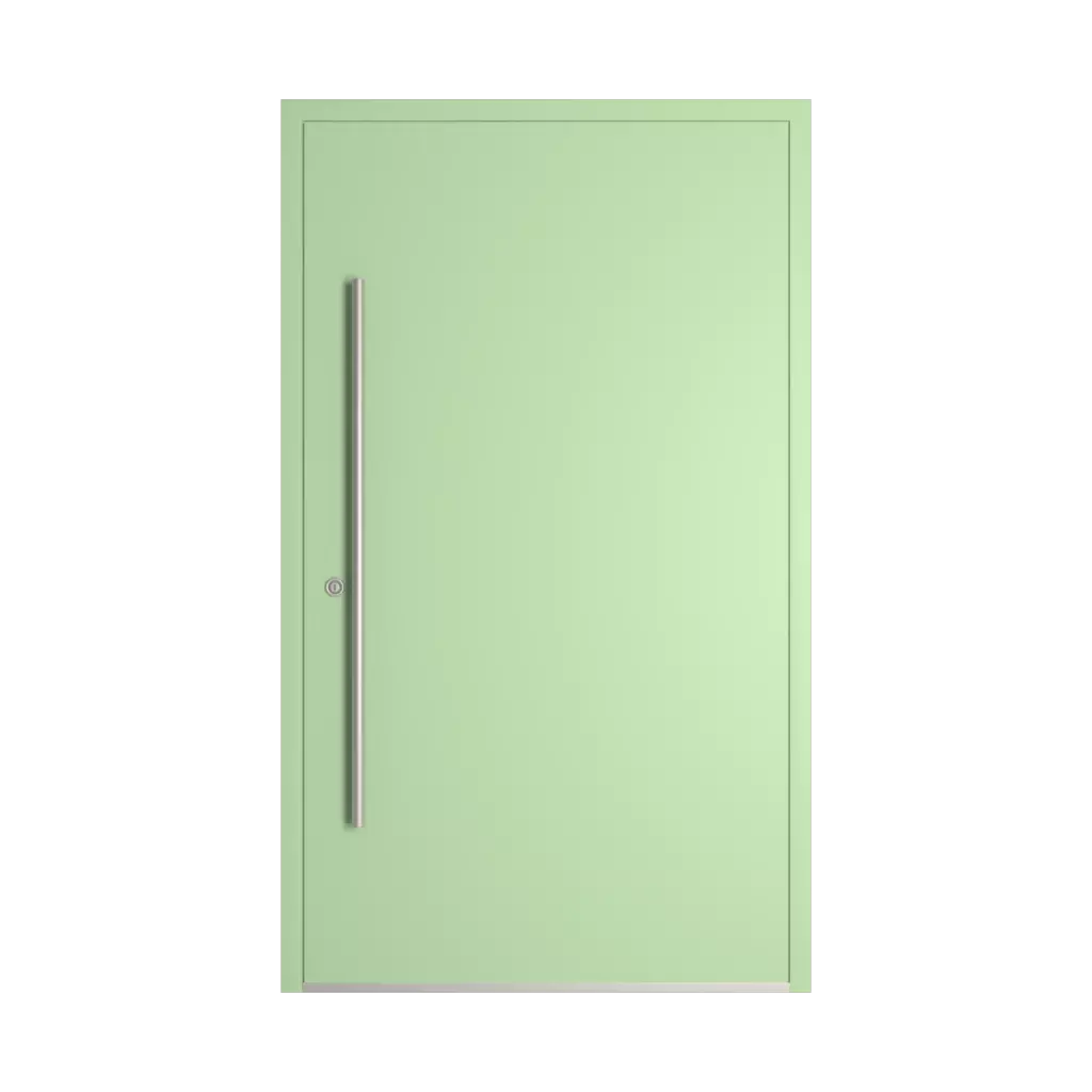 RAL 6019 Pastel green entry-doors models dindecor gl08  