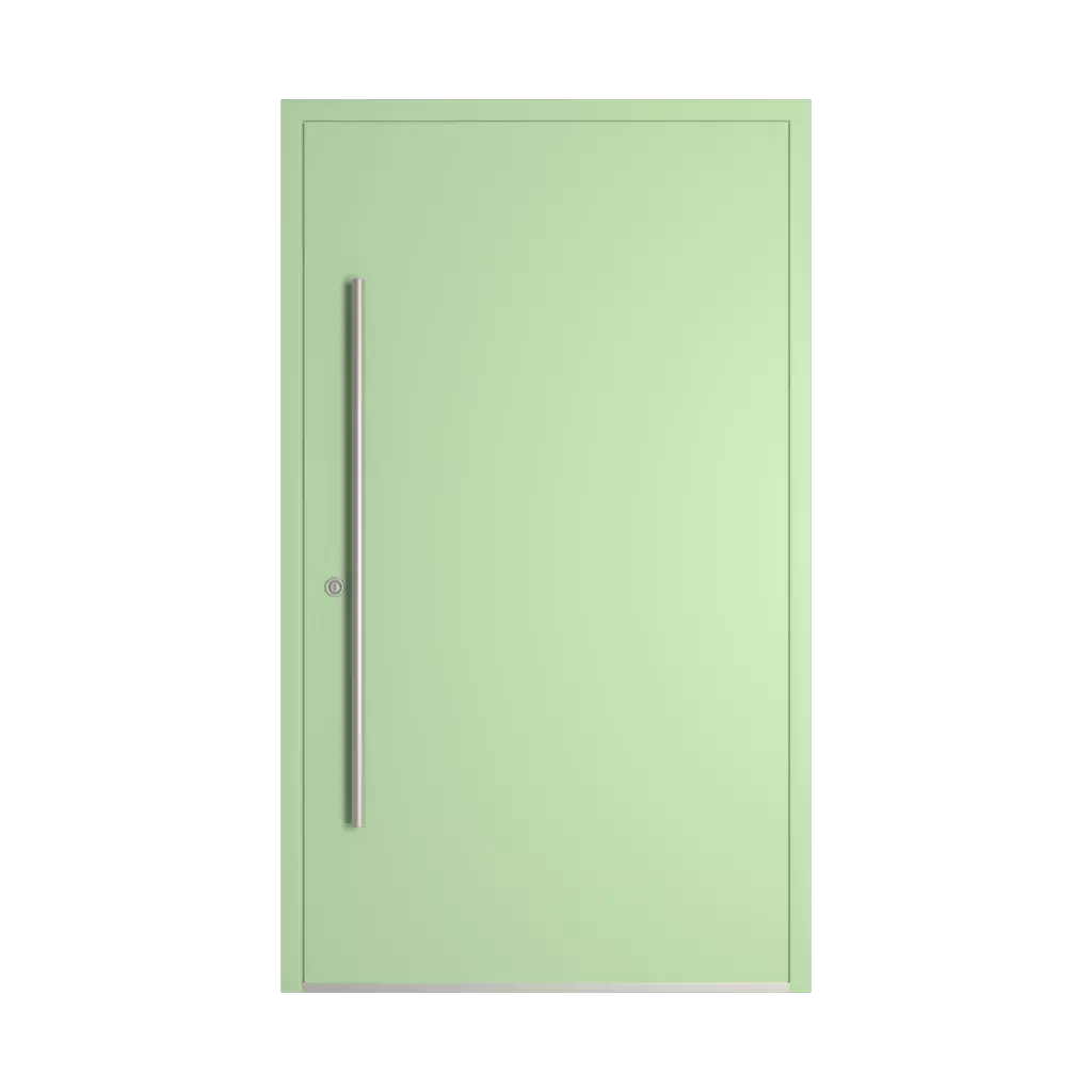 RAL 6019 Pastel green entry-doors models dindecor model-6129  