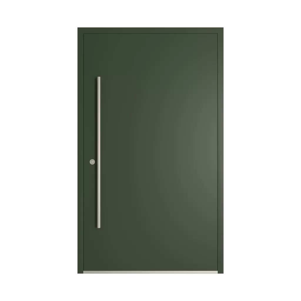 RAL 6020 Chrome green entry-doors models dindecor gl08  