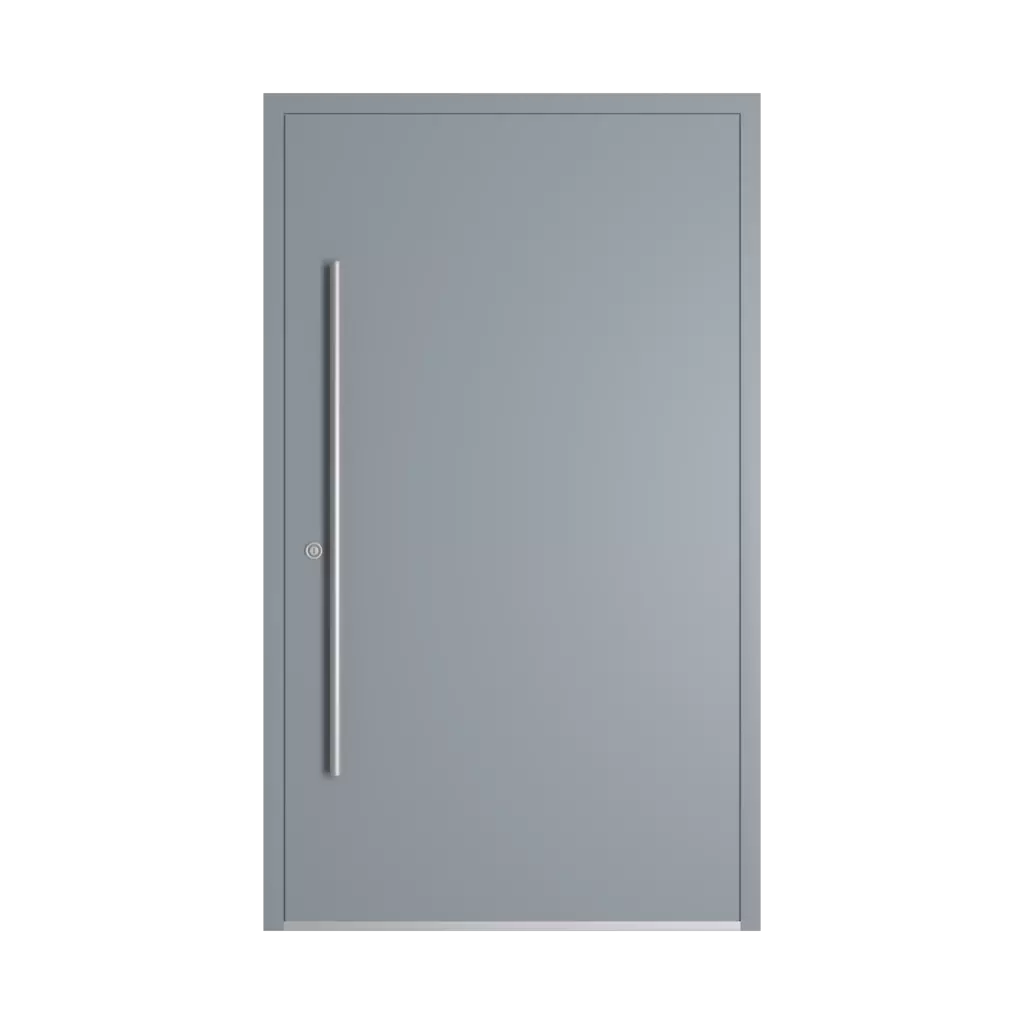 RAL 7001 Silver grey entry-doors models dindecor cl09  