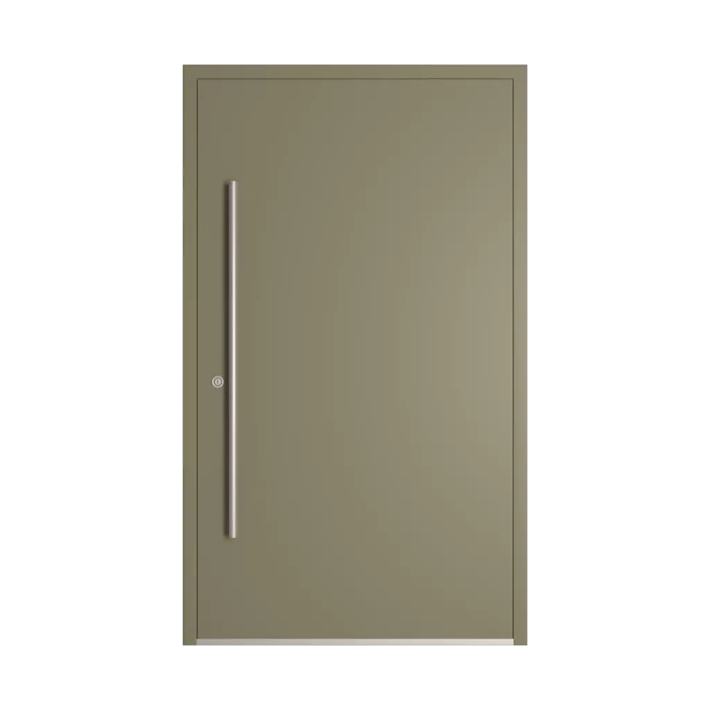 RAL 7002 Olive grey entry-doors models dindecor be01  