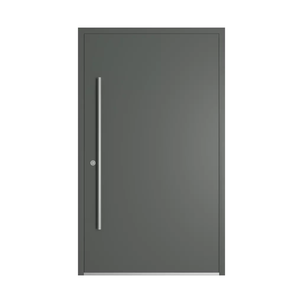 RAL 7010 Tarpaulin grey entry-doors models dindecor model-6123  