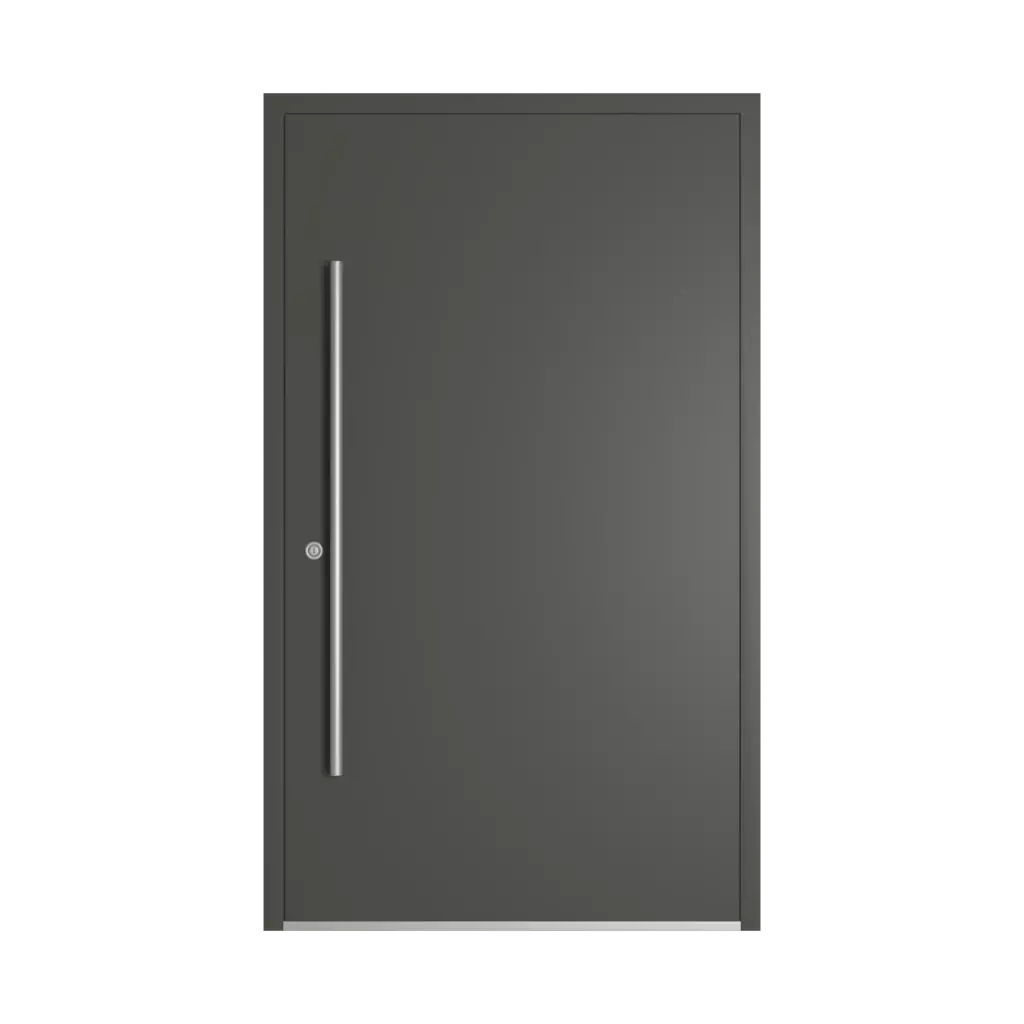 RAL 7022 Umbra grey entry-doors models cdm model-42  