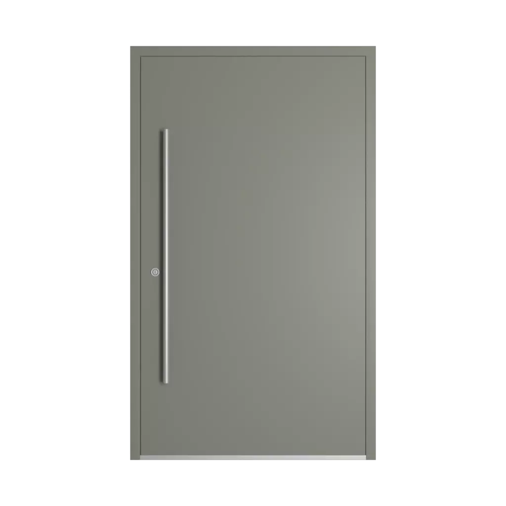 RAL 7023 Concrete grey entry-doors models dindecor sk01-beton  