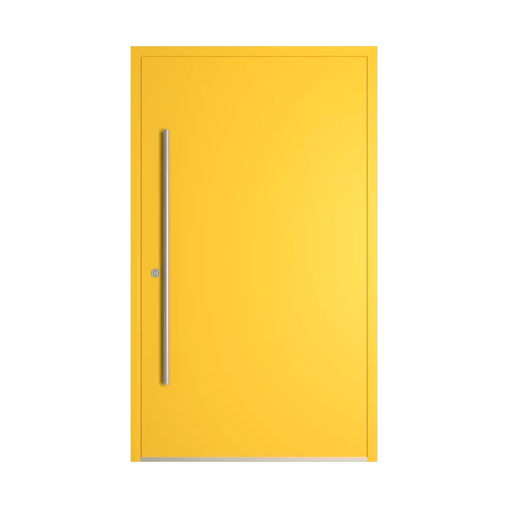 RAL 1018 Zinc yellow entry-doors models dindecor 6013-pvc  