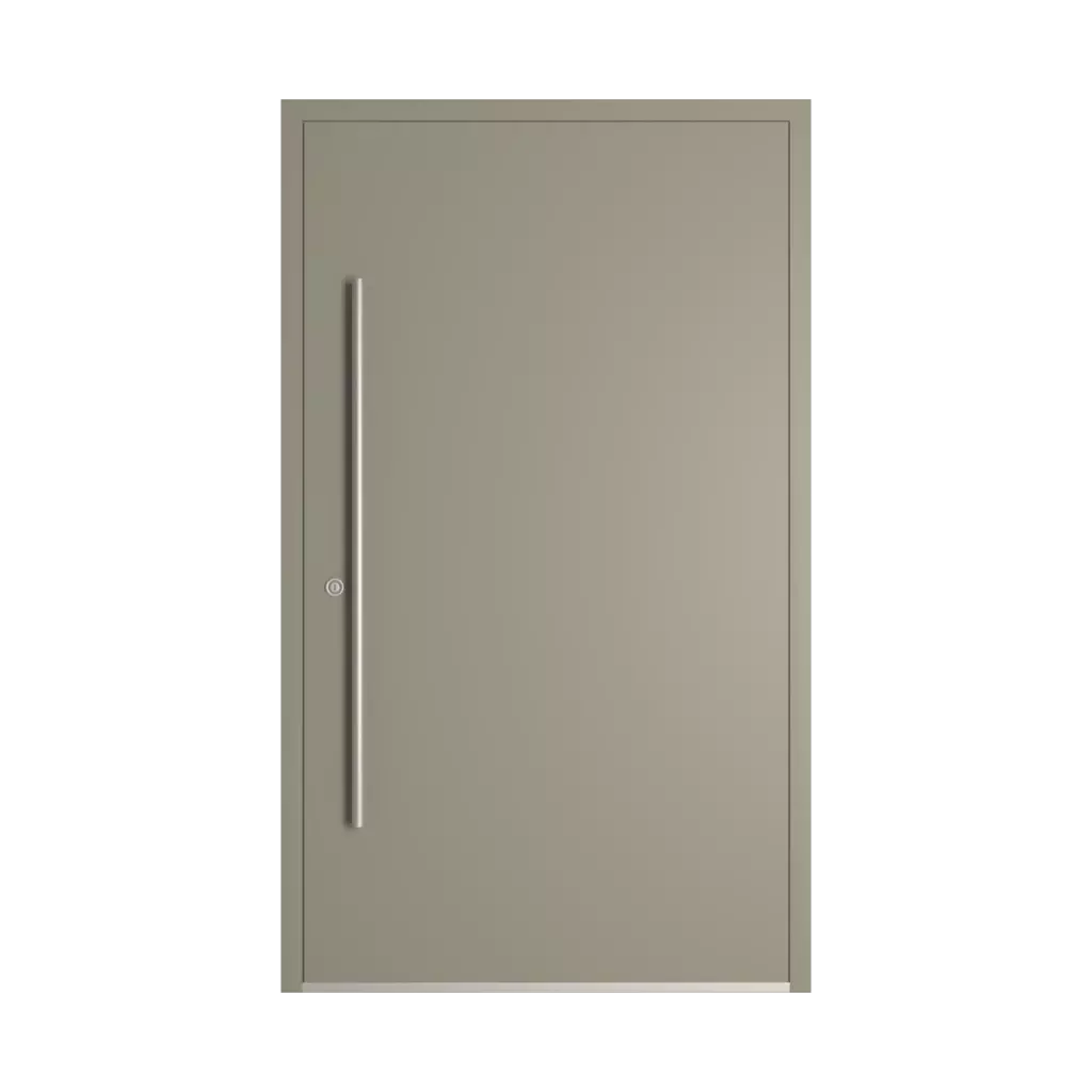 RAL 7030 Stone grey products pvc-entry-doors    