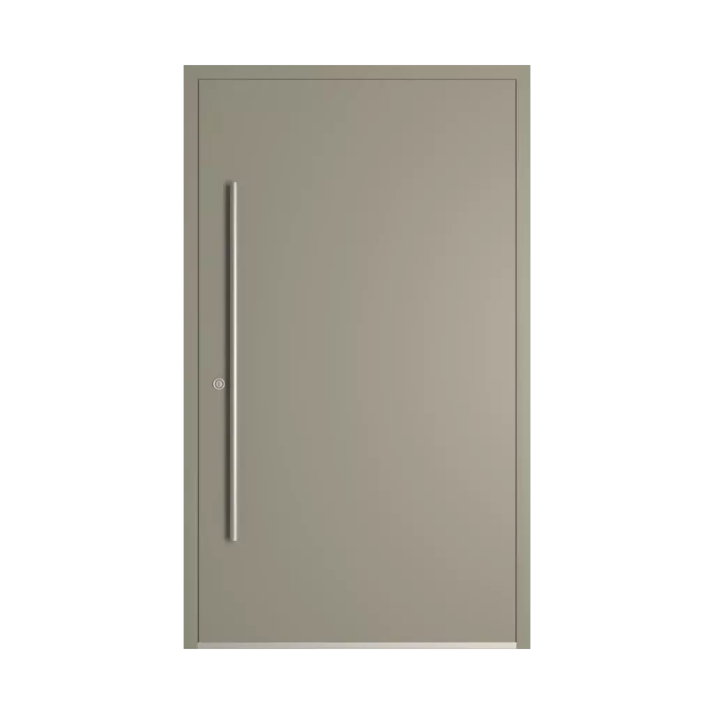 RAL 7030 Stone grey entry-doors models dindecor gl07  