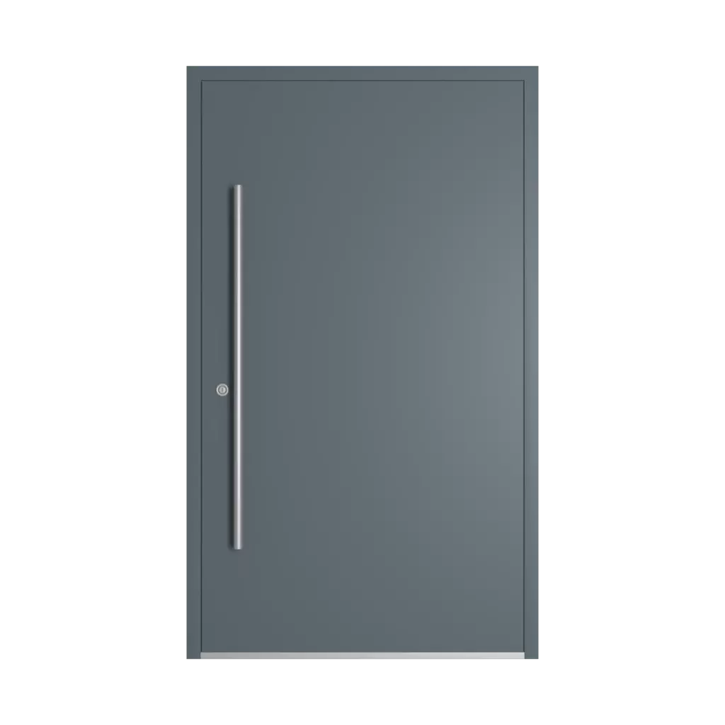 RAL 7031 Blue grey entry-doors models dindecor gl08  