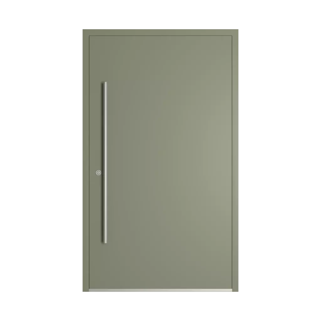 RAL 7033 Cement grey entry-doors models dindecor sl07  