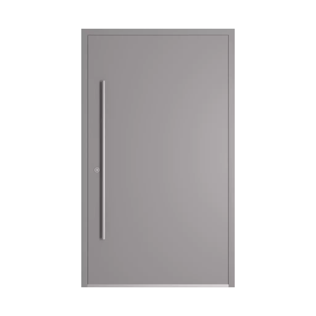 RAL 7036 Platinum grey entry-doors models dindecor gl08  