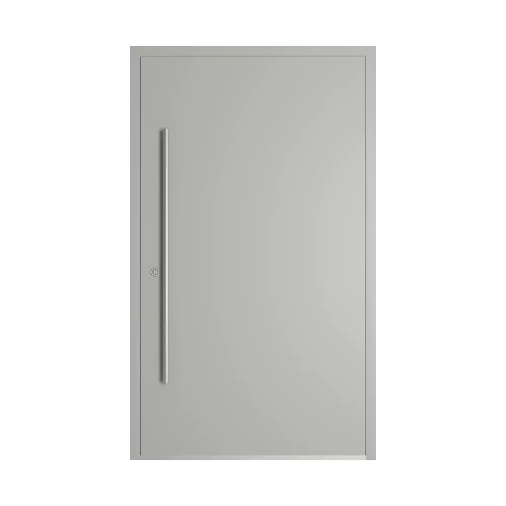 RAL 7038 Agate grey entry-doors models dindecor 6005-pvc-black  