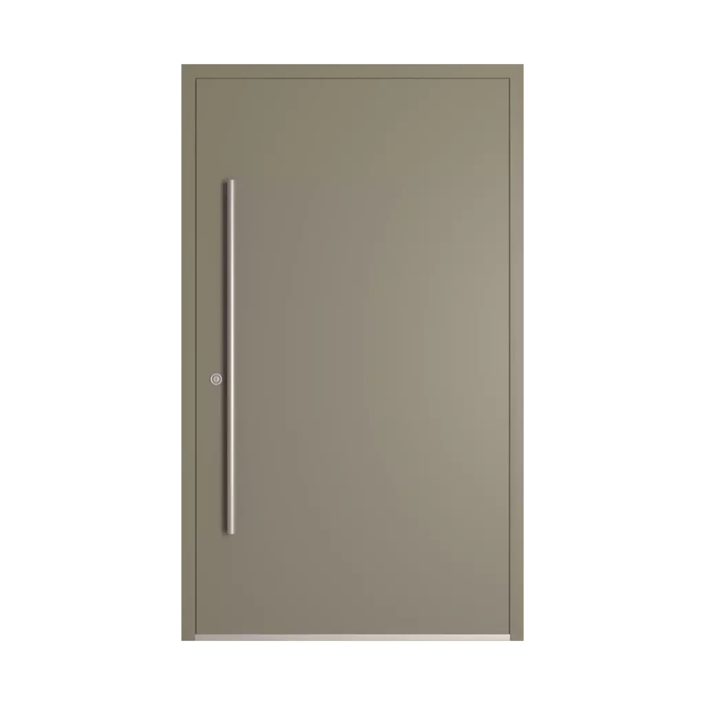 RAL 7048 Pearl mouse grey entry-doors models dindecor 6005-pvc-black  