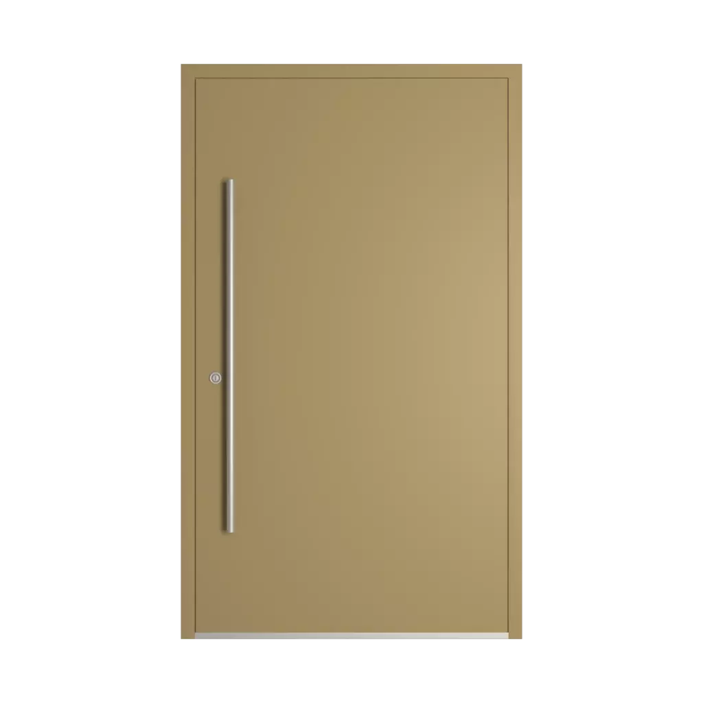 RAL 1020 Olive yellow entry-doors models dindecor 6120-pwz  