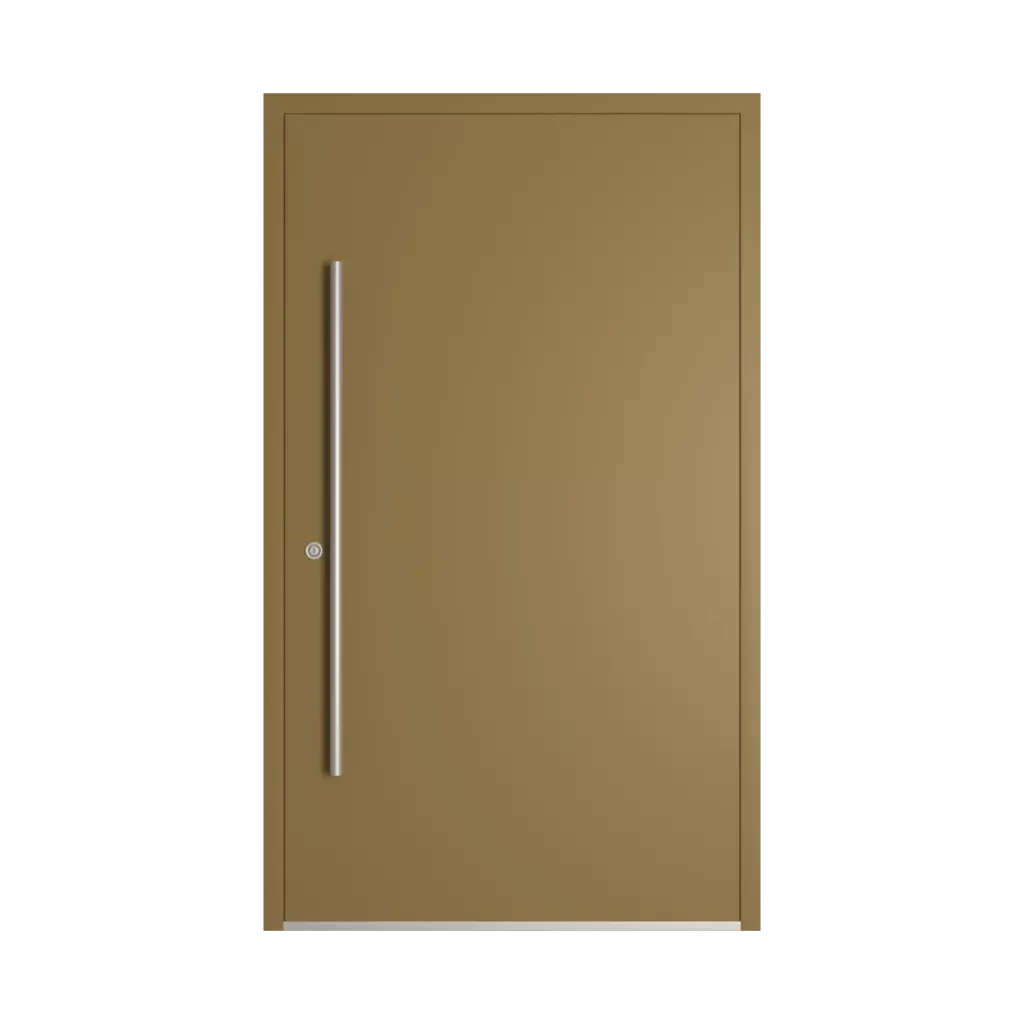 RAL 8000 Green brown entry-doors models dindecor be01  
