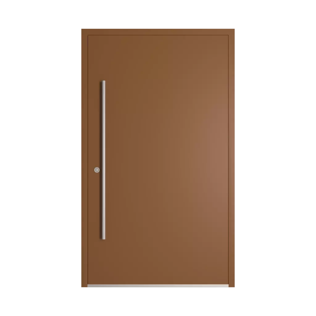 RAL 8003 Clay brown entry-doors models dindecor 6120-pwz  