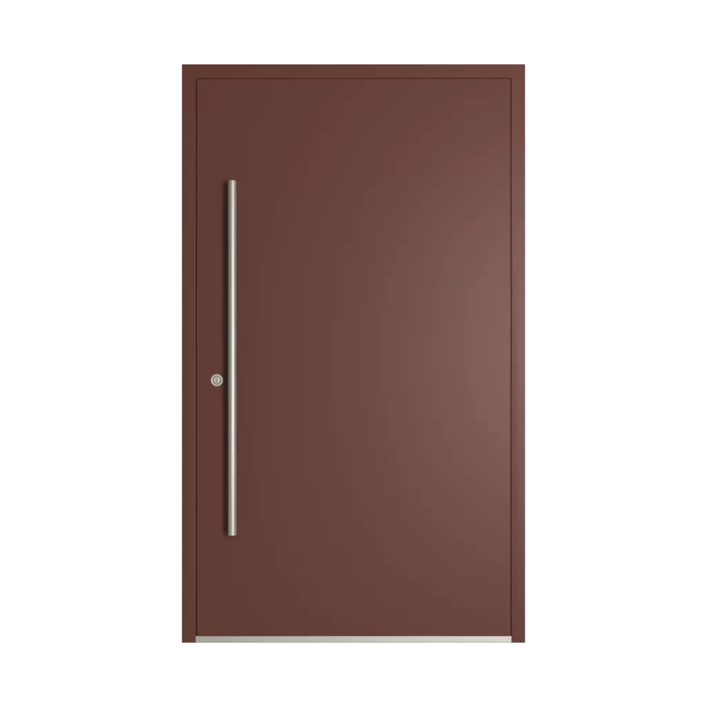 RAL 8015 Chestnut brown entry-doors models dindecor 6120-pwz  