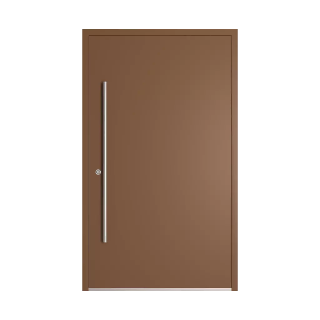 RAL 8024 Beige brown entry-doors models dindecor 6132-black  