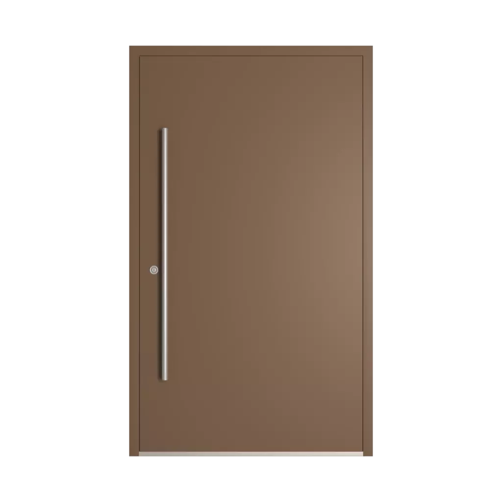 RAL 8025 Pale brown entry-doors models dindecor sk01-beton  