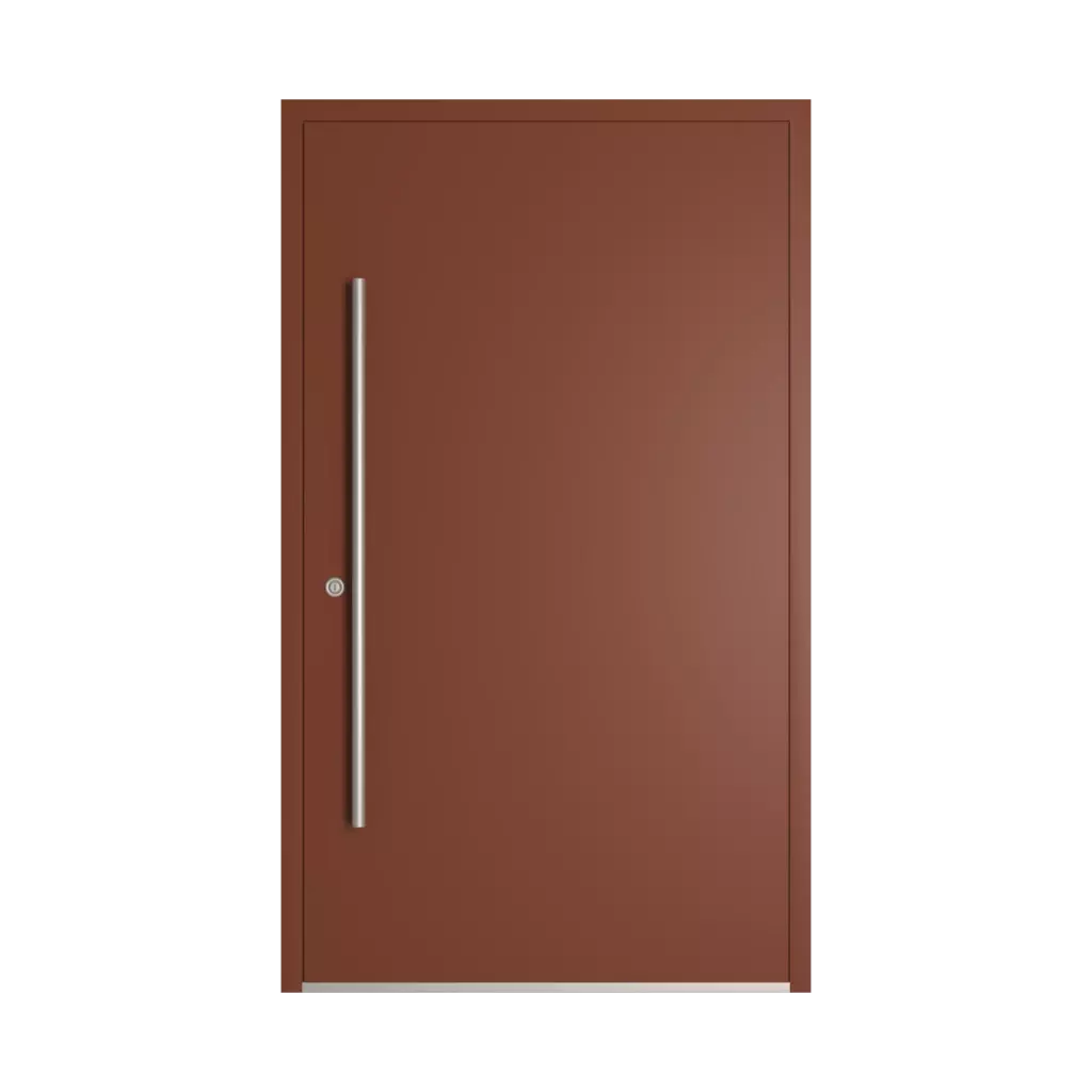 RAL 8029 Pearl copper entry-doors models dindecor sk06-grey  