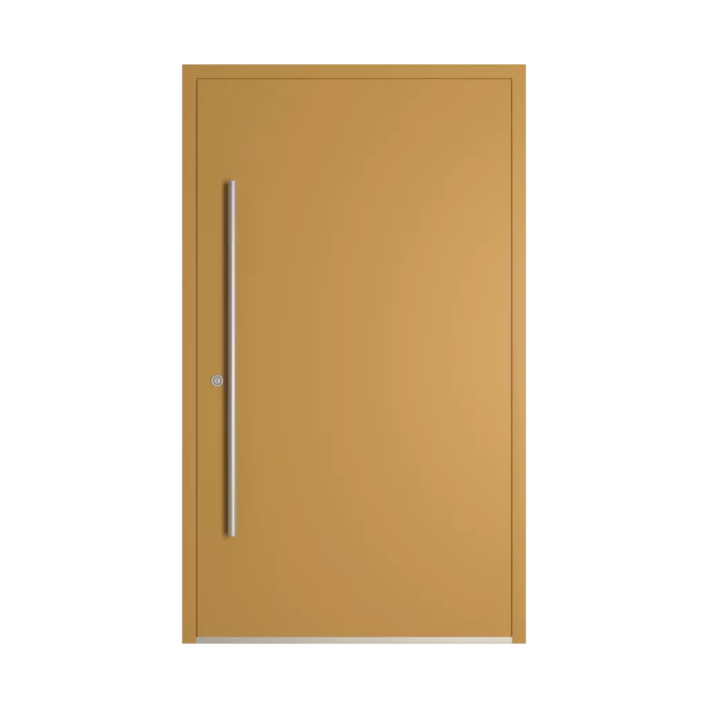 RAL 1024 Ochre yellow entry-doors models dindecor sk01-beton  