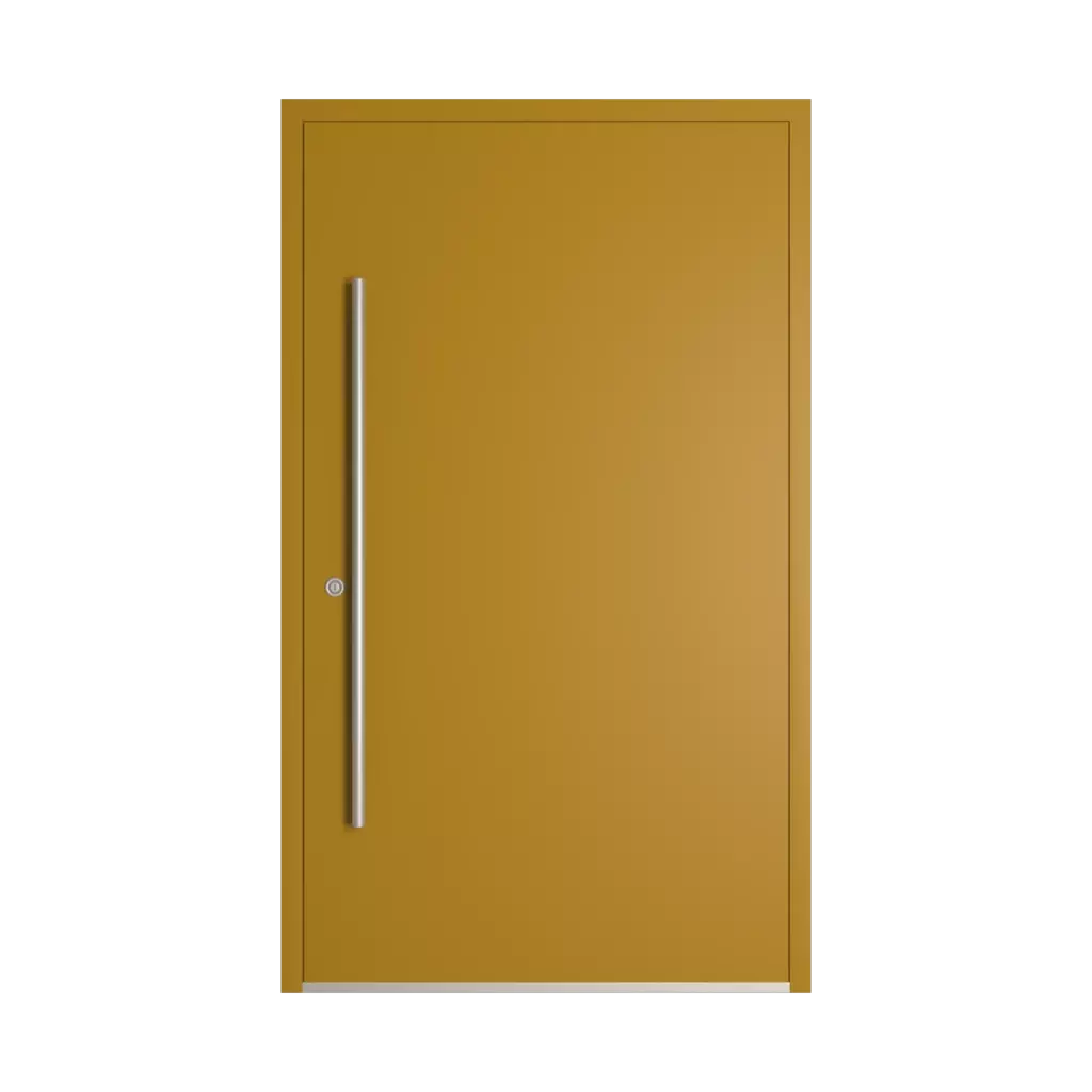 RAL 1027 Curry entry-doors models dindecor 6120-pwz  