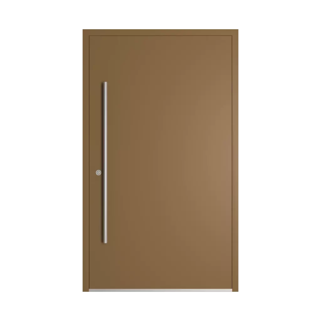 RAL 1036 Pearl gold entry-doors models dindecor 6013-pvc  