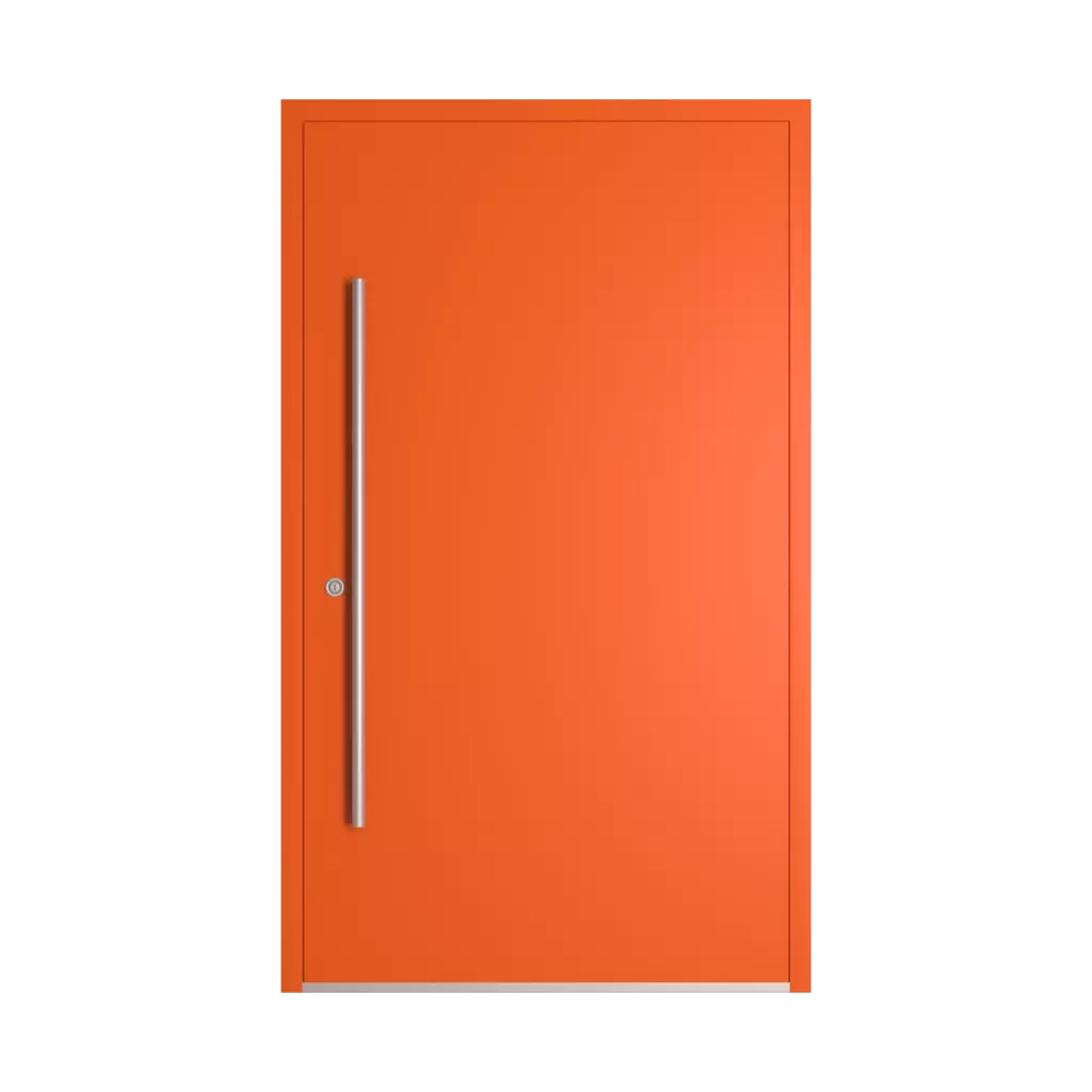 RAL 2004 Pure orange entry-doors models dindecor sl07  