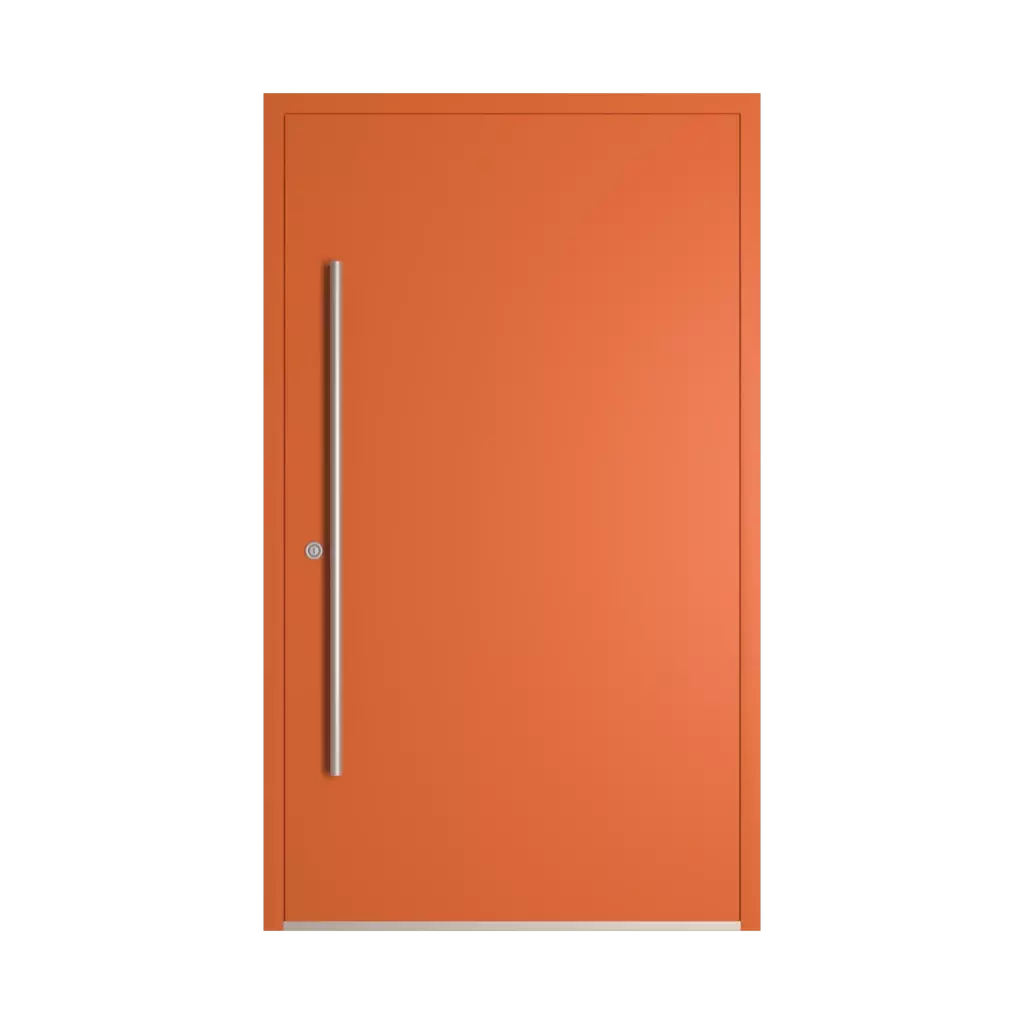 RAL 2010 Signal orange entry-doors models dindecor sl07  