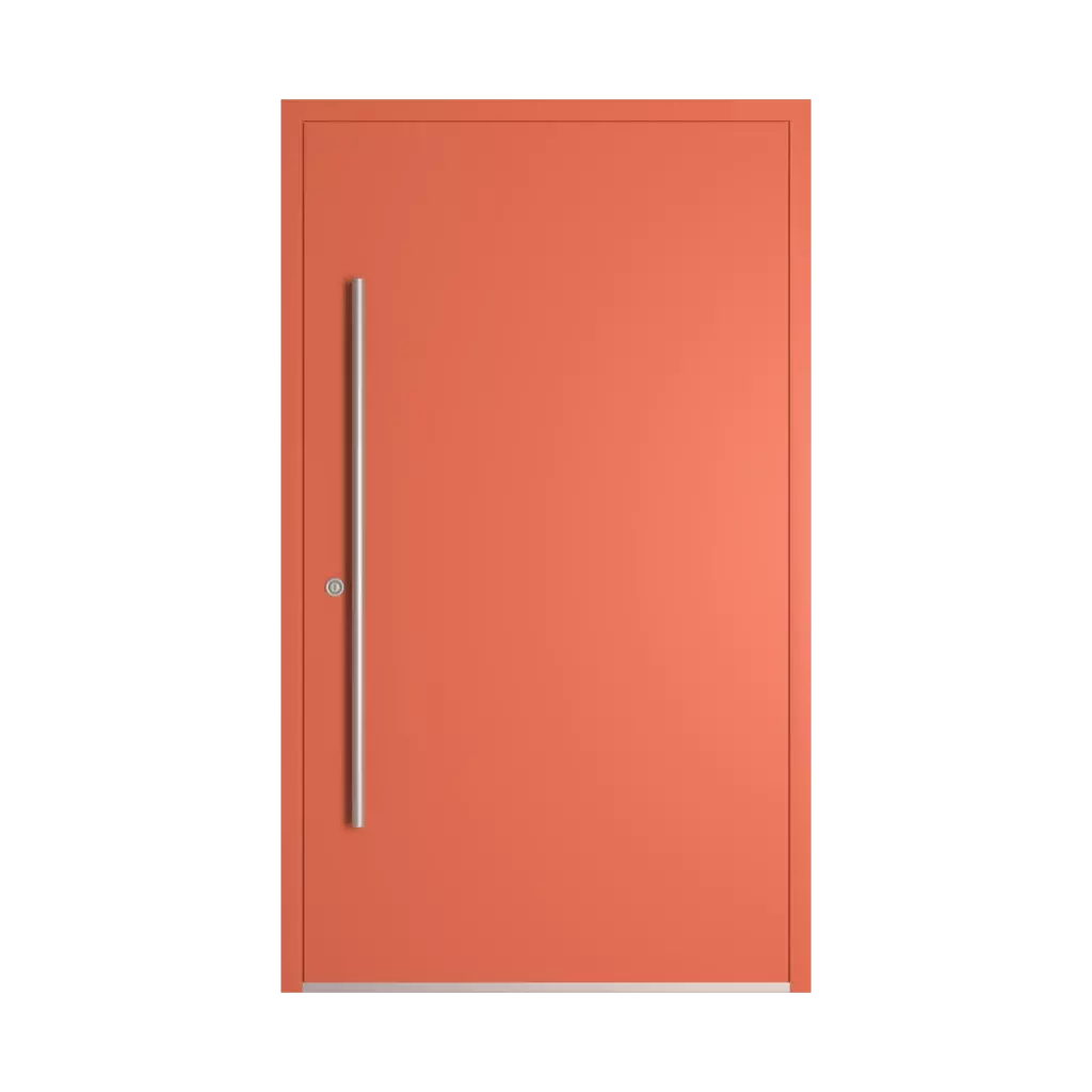 RAL 2012 Salmon orange entry-doors models dindecor be01  