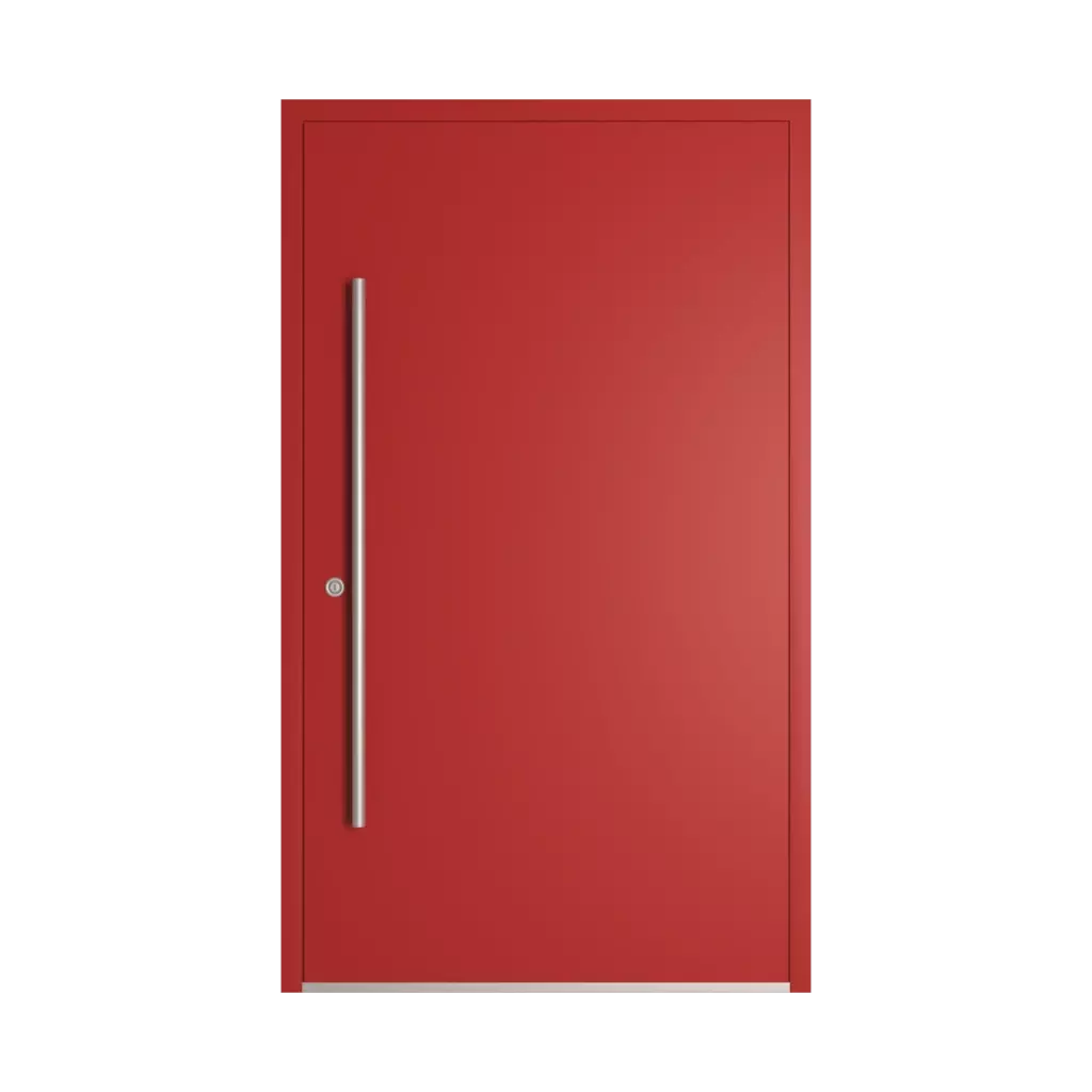 RAL 3000 Flame red entry-doors models dindecor be04  