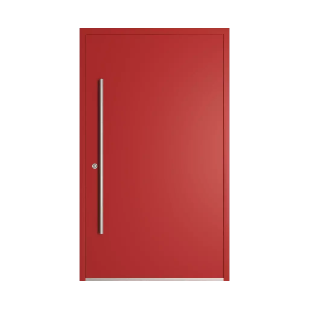 RAL 3000 Flame red entry-doors models dindecor be01  