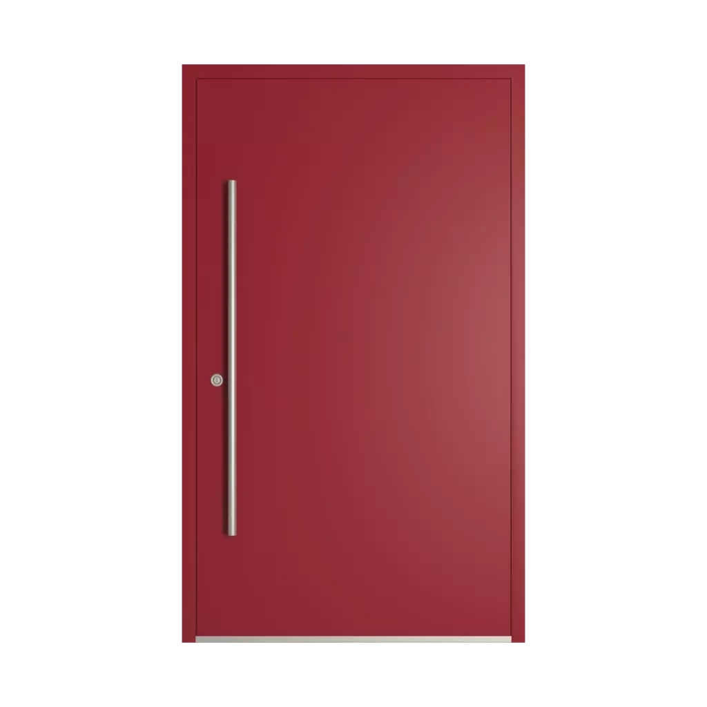 RAL 3003 Ruby red entry-doors models cdm model-42  