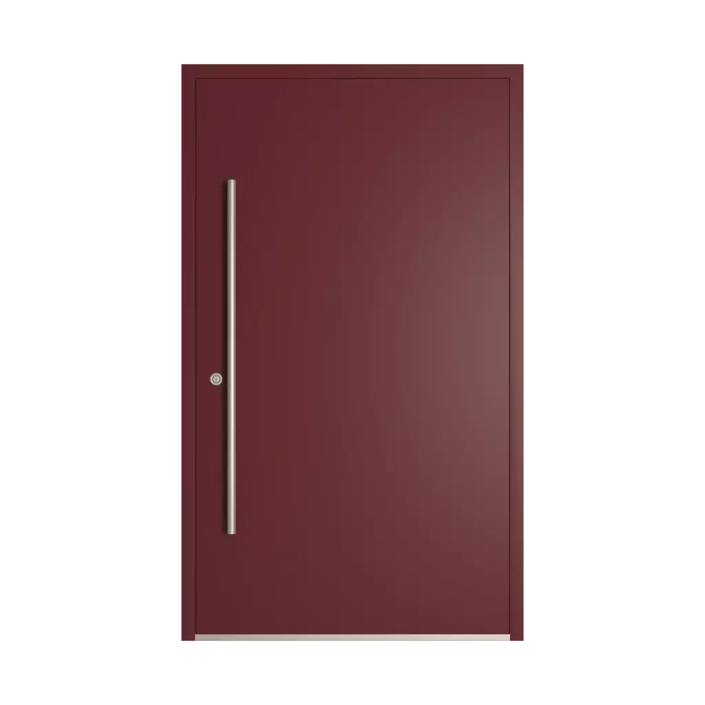 RAL 3005 Wine red entry-doors models dindecor sk01-beton  
