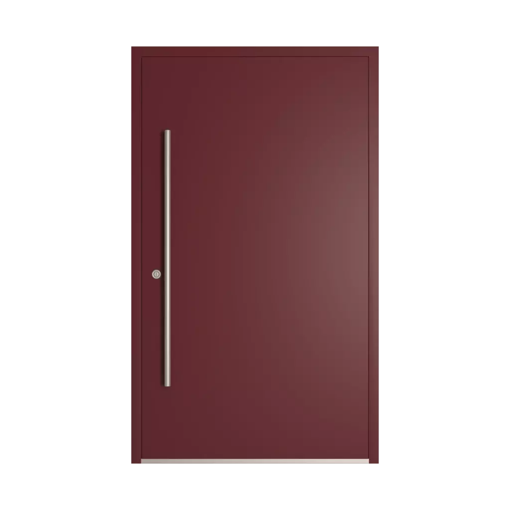 RAL 3005 Wine red entry-doors models cdm model-42  