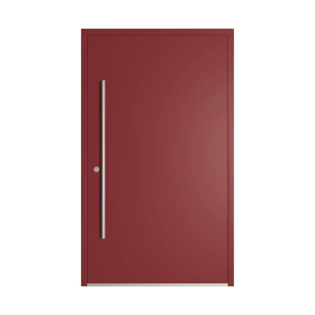 RAL 3011 Brown red entry-doors models dindecor gl08  