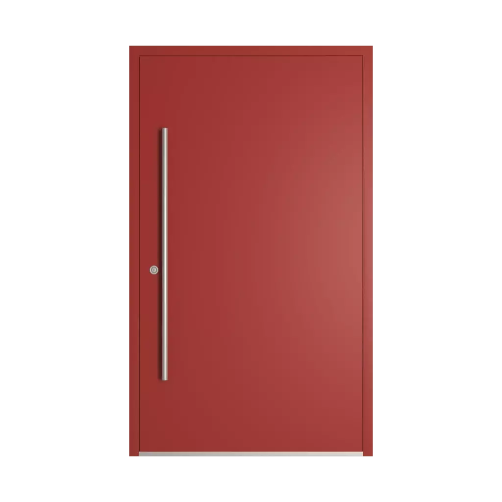 RAL 3013 Tomato red entry-doors models dindecor model-6123  