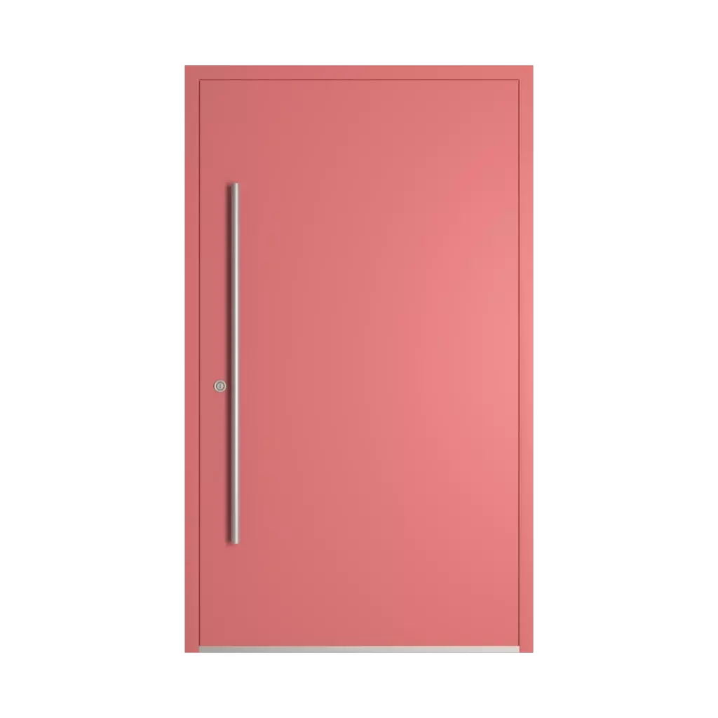 RAL 3014 Antique pink entry-doors models dindecor 6013-pvc  