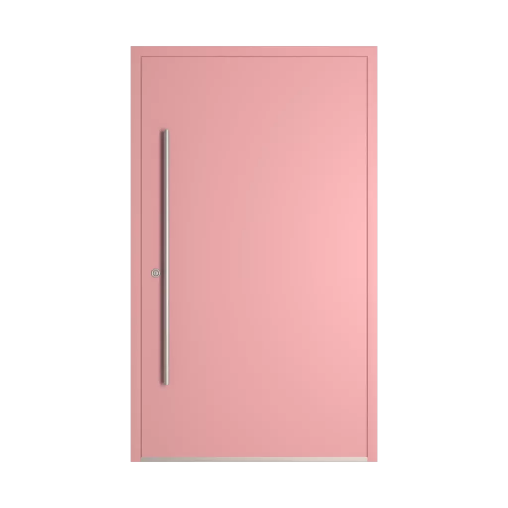 RAL 3015 Light pink entry-doors models dindecor 6005-pvc-black  