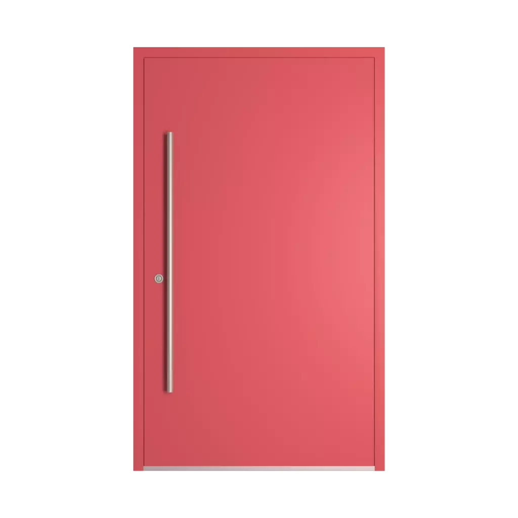 RAL 3017 Rose entry-doors models dindecor sk01-beton  