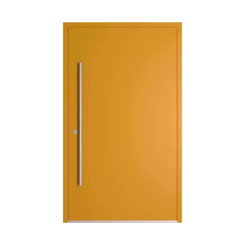 RAL 1005 Honey yellow entry-doors models dindecor sk06-grey  